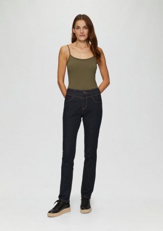 s.Oliver Jeans Betsy / Slim Fit / Mid Rise / Slim Leg / Rinsed Washed - blau