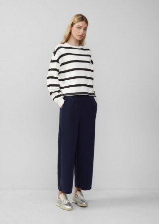 s.Oliver Culotte aus Interlockjersey - tiefblau