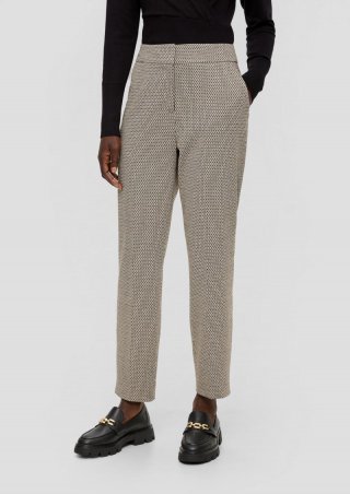 s.Oliver Slim: Hose aus Viskosestretch - schwarz