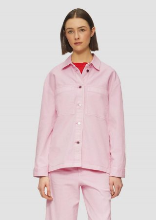 s.Oliver Overshirt aus Twill im Relaxed Fit - zartrosa