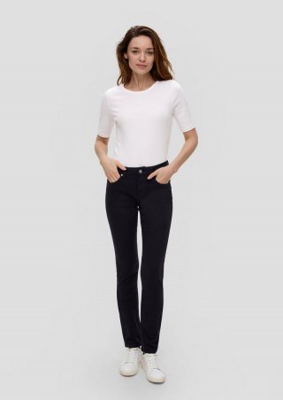 s.Oliver Jeans Betsy / Slim Fit / Mid Rise / Slim leg - blau