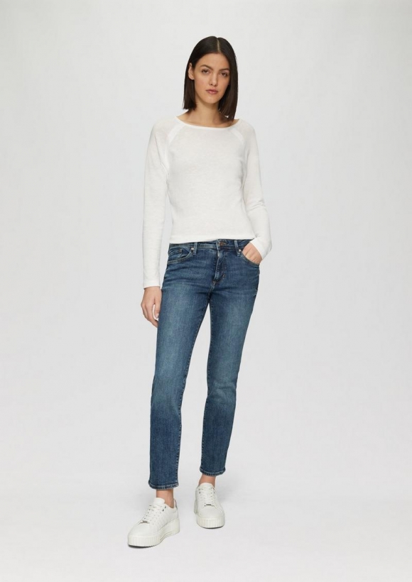 s.Oliver Jeans Betsy / Slim Fit / Mid Rise / Slim Leg - blau