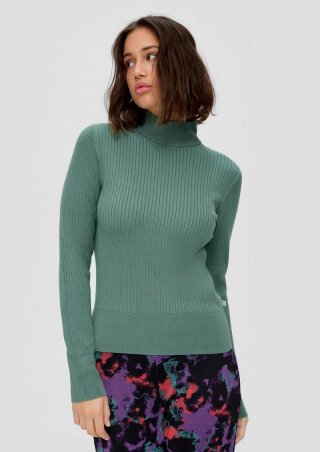 s.Oliver Strickpullover aus Viskosemix - minze