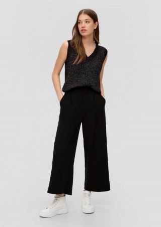 s.Oliver Culotte aus Interlockjersey - schwarz
