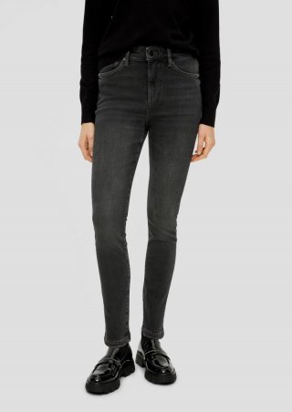 s.Oliver Jeans Izabell / Skinny Fit / High Rise / Skinny Leg - graphit
