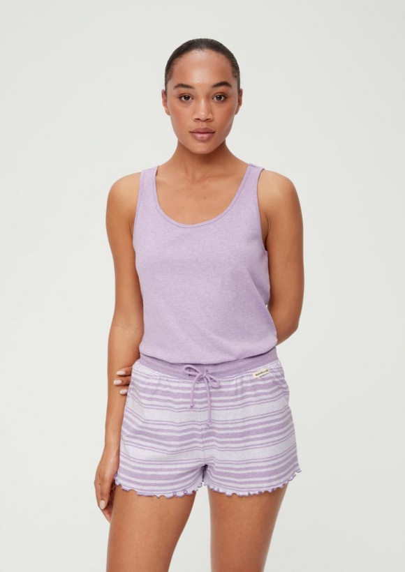 s.Oliver Pyjamahose mit Rollsaum - flieder