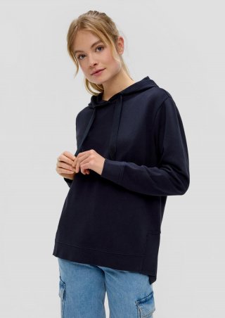 s.Oliver Hoodie aus weicher Baumwolle - navy