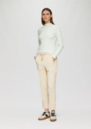 s.Oliver Jogpants aus Feincord mit Elastikbund - beige