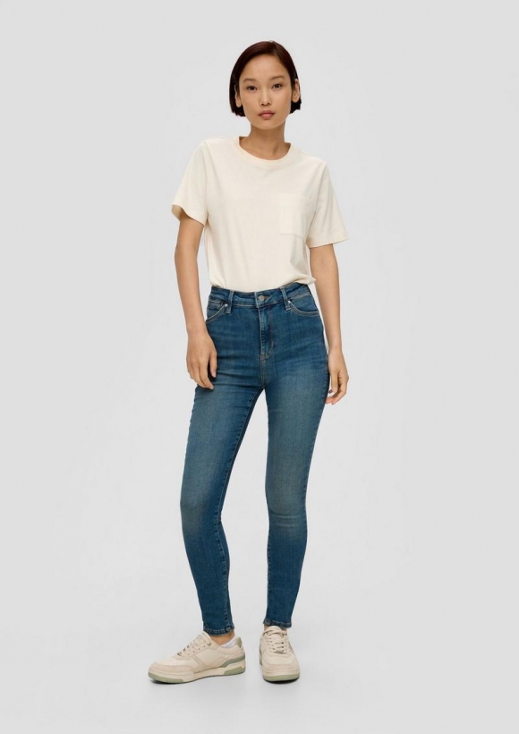 s.Oliver Jeans Anny / Super Skinny Fit / High Rise / Super Skinny Leg - blau