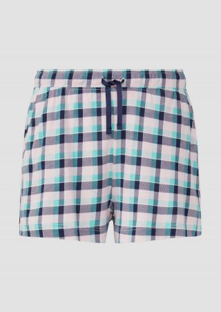 s.Oliver Schlafshorts mit All-over-Print - rosa