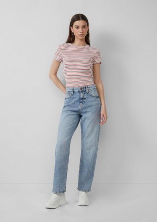 s.Oliver Unisex Jeans / Loose Fit / Mid Rise / Straight leg / INCH Sizes - blau