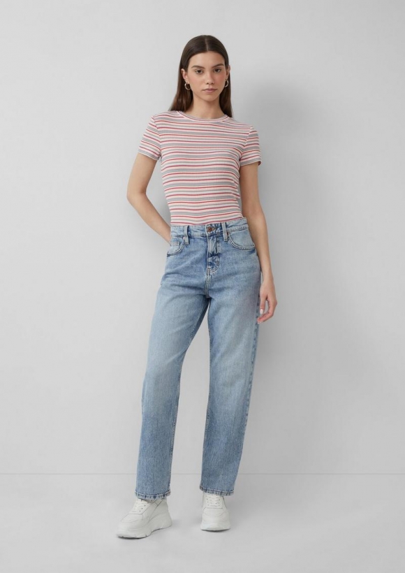 s.Oliver Unisex Jeans / Loose Fit / Mid Rise / Straight leg / INCH Sizes - blau