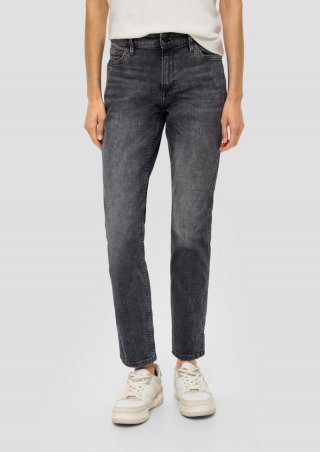 s.Oliver Jeans Betsy / Slim Fit / Mid Rise / Slim Leg - schiefergrau