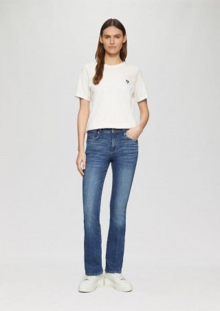 s.Oliver Jeans Beverly / Slim Fit / Mid Rise / Bootcut Leg - dunkelblau
