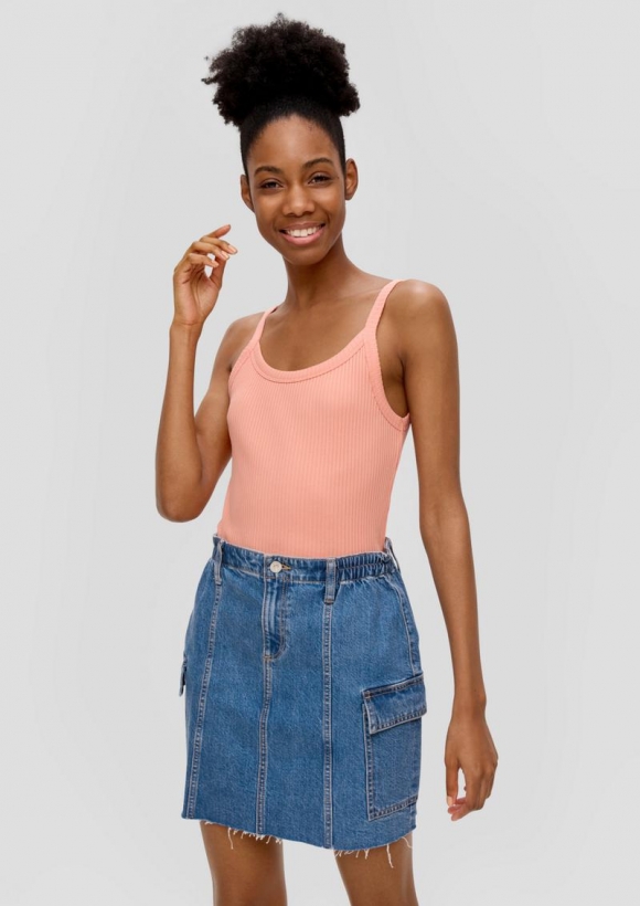 s.Oliver Mini-Rock aus Denim - blau