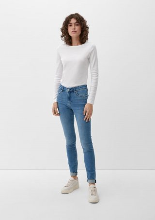 s.Oliver Jeans Izabell / Skinny Fit / Mid Rise / Skinny Leg - blau