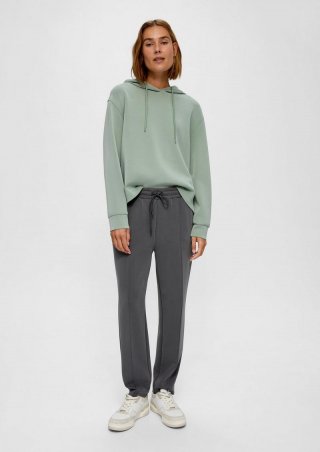 s.Oliver Regular: Sweatpants aus Scuba - graphit