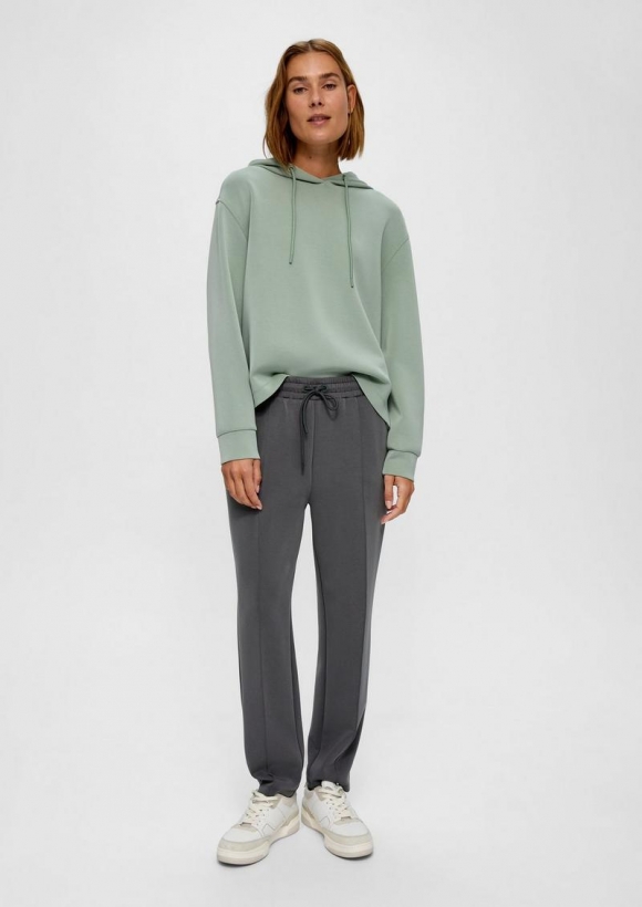 s.Oliver Regular: Sweatpants aus Scuba - graphit