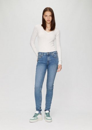 s.Oliver Jeans Sadie / Skinny Fit / Mid Rise / Skinny Leg - blau