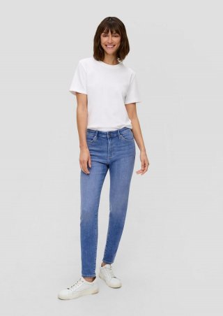 s.Oliver Jeans Izabell / Skinny Fit / Mid Rise / Skinny Leg - blau