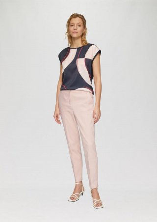 s.Oliver Elegante Cigarette mit High Rise - perlmuttrosa