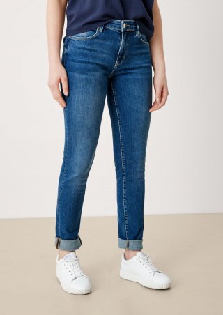 s.Oliver Jeans Betsy / Slim Fit / Mid Rise / Slim Leg - royalblau