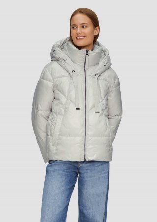 s.Oliver Lässige Pufferjacke mit Steppdetails - wollweiß