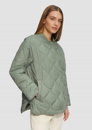 s.Oliver Leichte Steppjacke im Relaxed Fit - salbeigrün