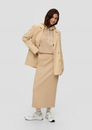 s.Oliver Jersey-Rock im Slim Fit - beige