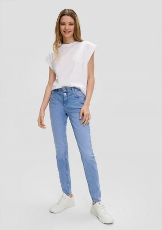 s.Oliver Jeans Sadie / Skinny Fit / Mid Rise / Skinny Leg - blau