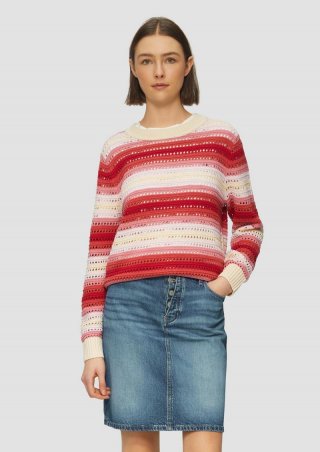 s.Oliver 360° Denim / Kurzer Jeans-Rock mit Knopfdetail - dunkelblau