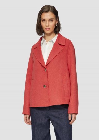 s.Oliver Doubleface-Jacke im Relaxed Fit - pink