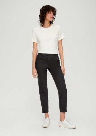 s.Oliver Cigarette Pants in 7/8-Länge - schwarz