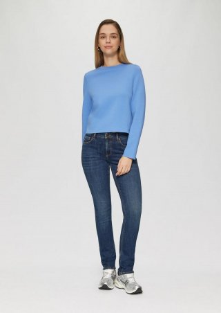 s.Oliver Jeans Catie/ Slim Fit / Mid Rise / Slim Leg - blau