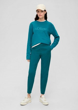 s.Oliver Cigarette: Hose mit Tapered Leg - petrol