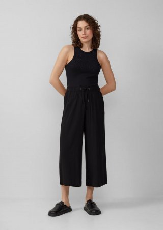 s.Oliver Culotte aus Viskose - schwarz