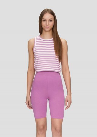 s.Oliver Leggings mit High-Rise-Bund - lavendel