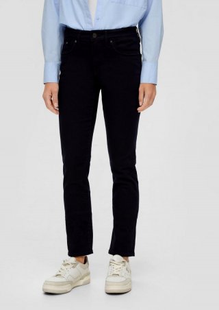 s.Oliver Jeans Betsy / Slim Fit / Mid Rise / Slim Leg - navy