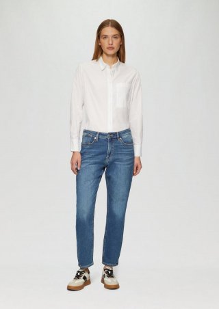 s.Oliver Ankle-Jeans Franciz / Relaxed Fit / Mid Rise / Slim Leg - blau
