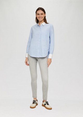 s.Oliver Jeans Izabell / Skinny Fit / Mid Rise / Skinny Leg - dunkelgrau