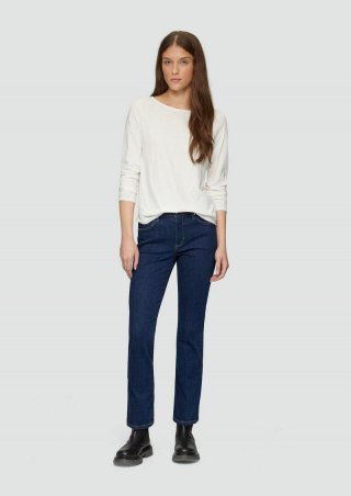 s.Oliver Jeans Beverly / Slim Fit / Mid Rise / Bootcut Leg - blau