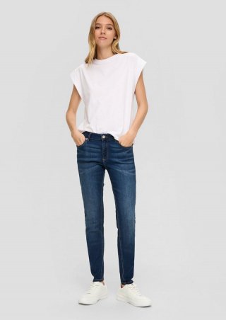 s.Oliver Jeans Sadie / Mid Rise / Skinny Leg - blau