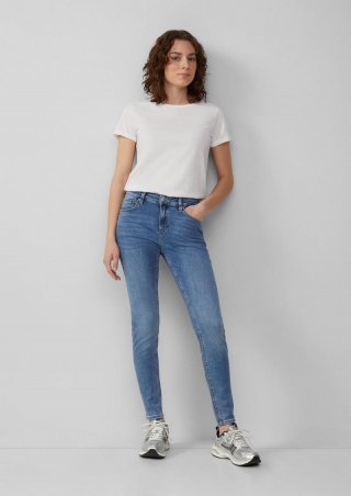 s.Oliver Jeans Sadie / Skinny Fit / Mid Rise / Skinny Leg / Superstretch - blau
