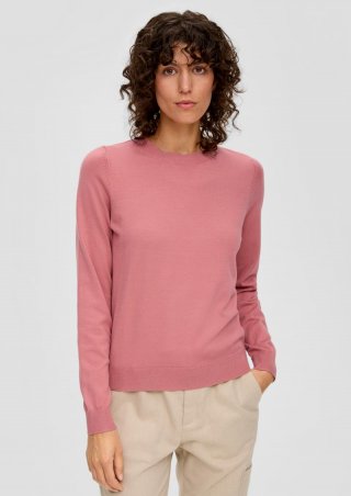 s.Oliver Pullover aus Viskosestretch - papaya