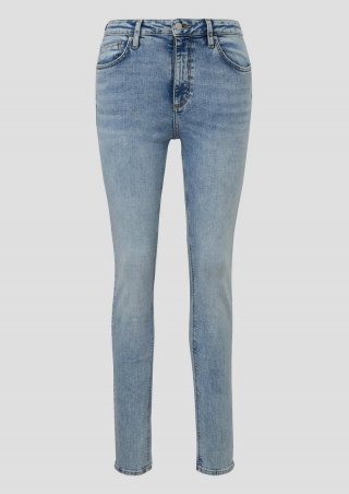 s.Oliver Jeans Sadie / Skinny Fit / High Rise / Skinny Leg / Superstretch - hellblau