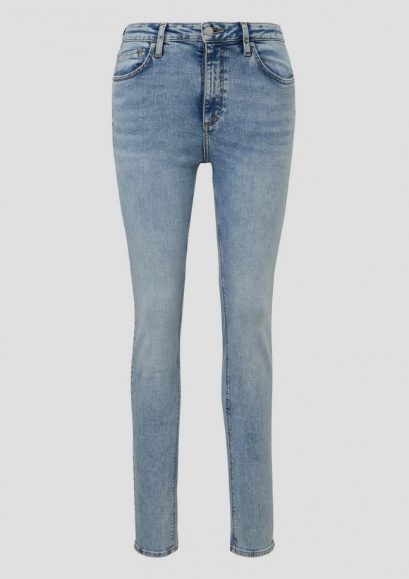 s.Oliver Jeans Sadie / Skinny Fit / High Rise / Skinny Leg / Superstretch - hellblau