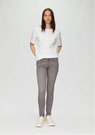 s.Oliver Jeans Sadie / Skinny Fit / Mid Rise / Skinny Leg - steingrau