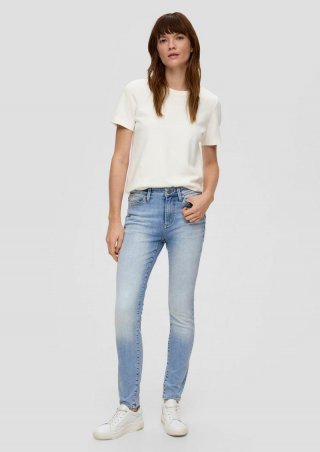s.Oliver Jeans Izabell / Skinny Fit / Mid Rise / Skinny Leg - hellblau