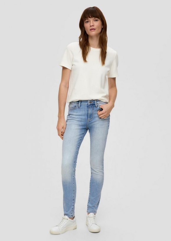 s.Oliver Jeans Izabell / Skinny Fit / Mid Rise / Skinny Leg - hellblau