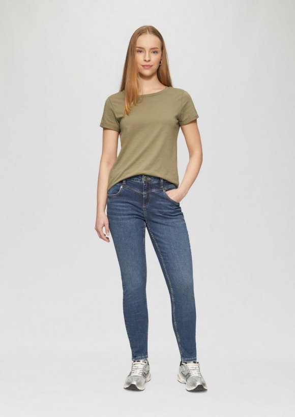 s.Oliver Jeans Sadie / Skinny Fit / Mid Rise / Skinny Leg / Superstretch - blau